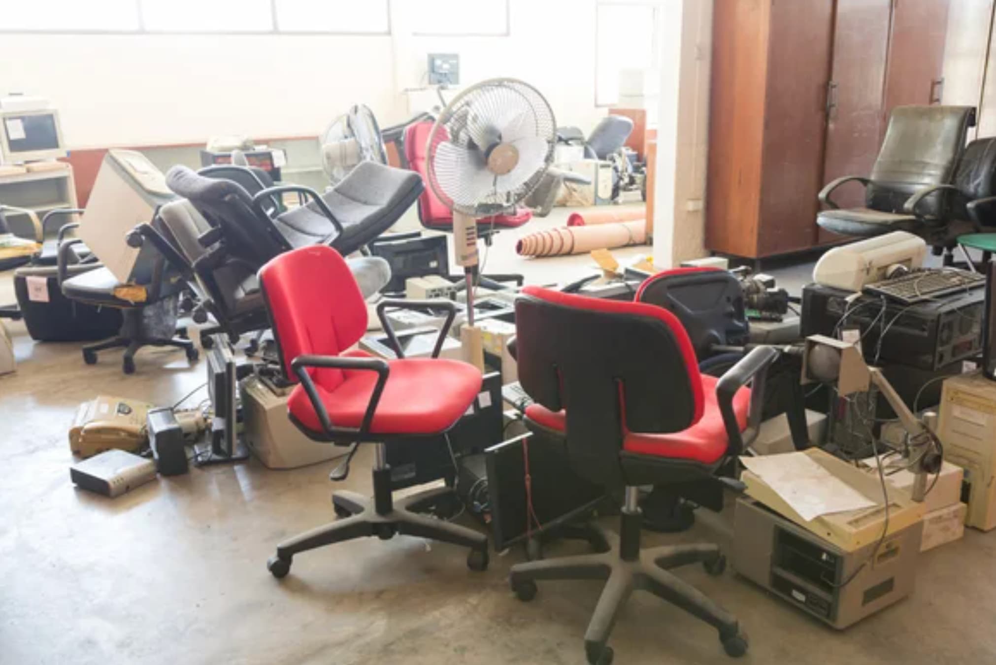 office furniture waste